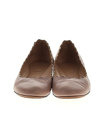 Chloé Lauren Scalloped Flats (view 2)