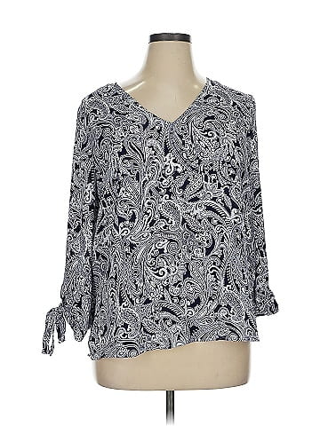 Counterparts 3/4 Sleeve Blouse (view 1)