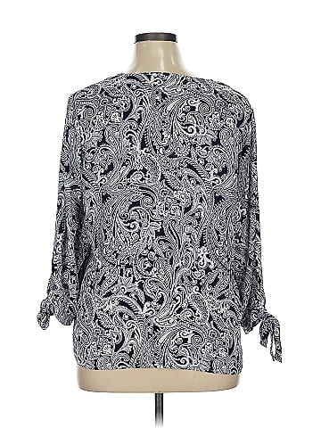 Counterparts 3/4 Sleeve Blouse (view 2)
