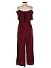 R&M Richards Solid Burgundy Jumpsuit Size 8 - photo 2