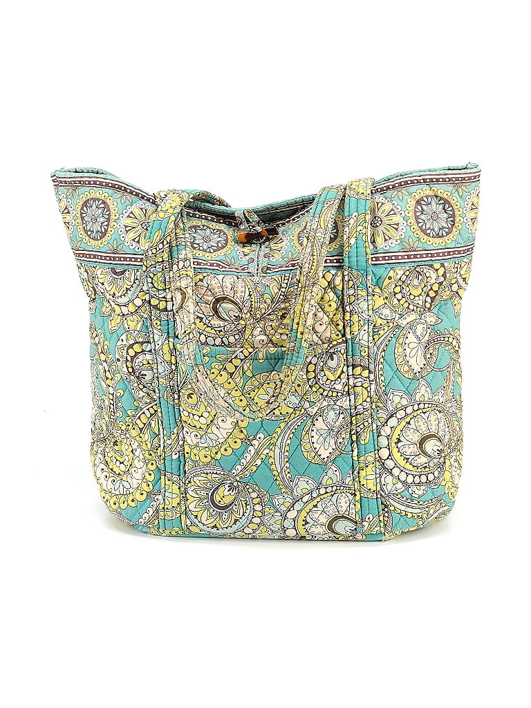 Vera Bradley 100% Cotton Paisley Teal Tote One size - photo 1