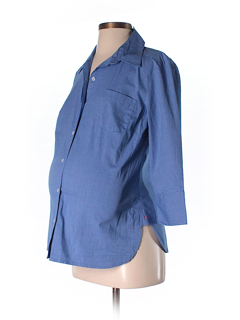 button up maternity shirt