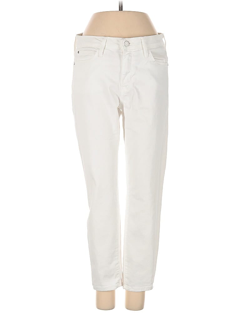 Pre-owned Just Black Jeans In White