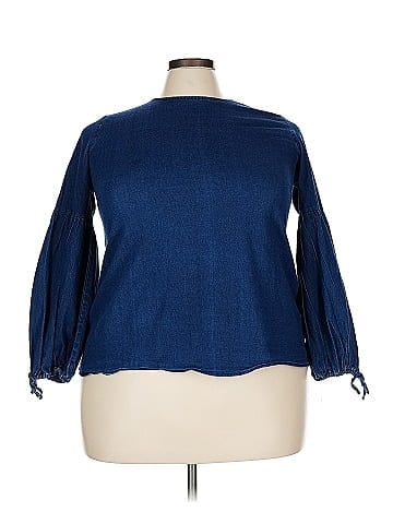 Lost Ink Long Sleeve Blouse (view 1)