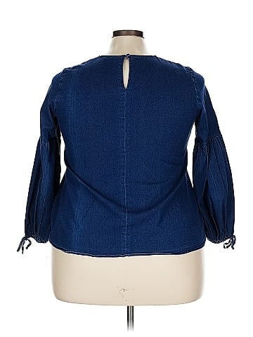 Lost Ink Long Sleeve Blouse (view 2)