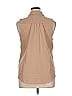 A New Day Tan Sleeveless Button-Down Shirt Size XL - photo 2