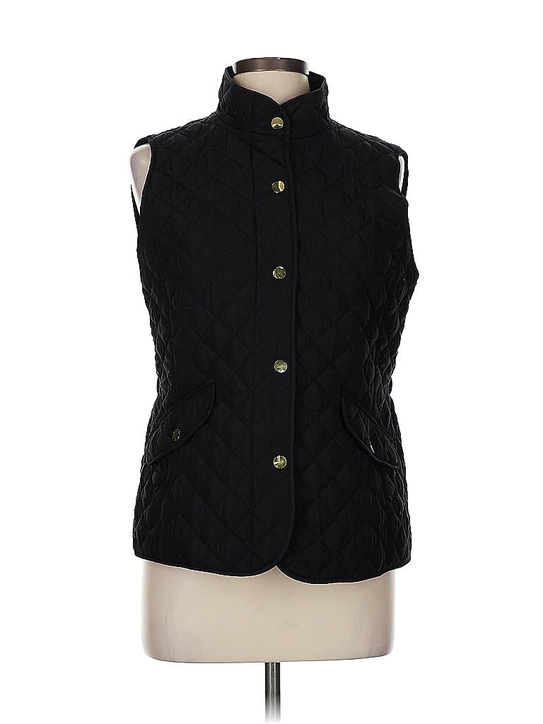 Pre-owned St. John's Bay Vest In Black
