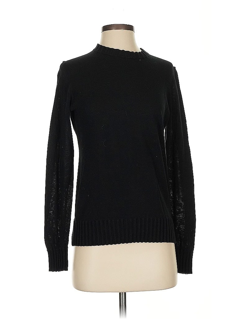 Worth New York 100% Cotton Black Turtleneck Sweater Size S - photo 1