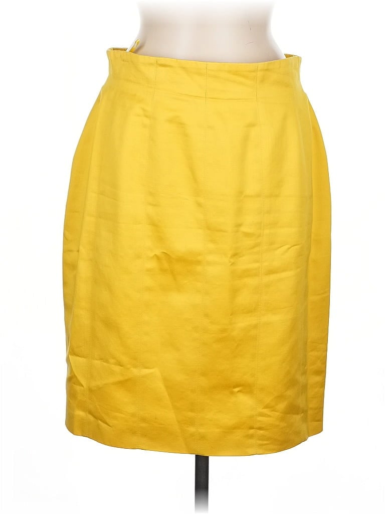 Pre-owned Escada By Margaretha Ley Formal Skirt In Yellow