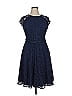 Eva Mendes by New York & Company Blue Cocktail Dress Size 14 - photo 1