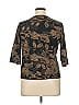 White Stag 100% Cotton Brown 3/4 Sleeve Top Size 1X - photo 2