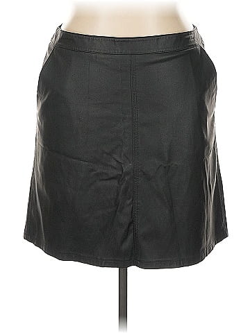 Ann Taylor LOFT Faux Leather Skirt (view 1)