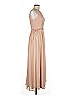H&M 100% Polyester Tan Cocktail Dress Size 8 - photo 4