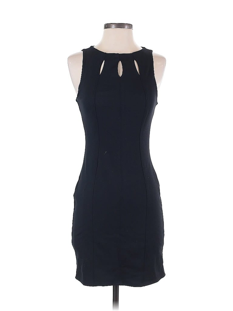Pre-owned Monteau Cocktail Dress In Black