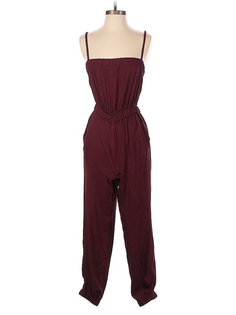 Pre-owned Everlane Jumpsuit In Burgundy