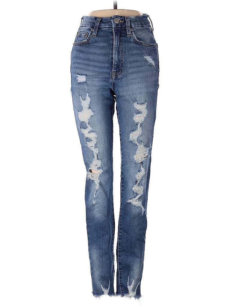 Aeropostale Stars Blue Jeans Size 00 - photo 1