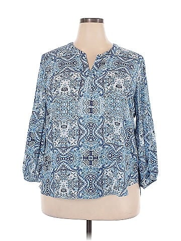 Counterparts 3/4 Sleeve Blouse (view 1)