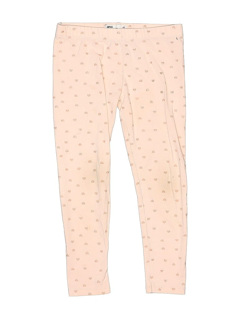 Epic Threads Hearts Pink Leggings Size 4T - photo 1