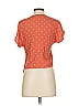 Madewell 100% Viscose Orange Short Sleeve Blouse Size XXS - photo 2