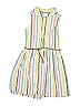 Carter's 100% Cotton Stripes Yellow Dress Size 7 (big kids) - photo 1