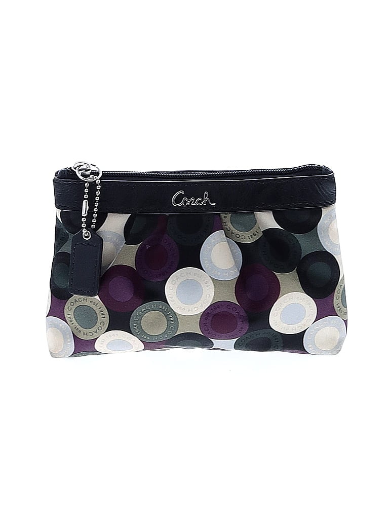 Coach Purple Black Clutch One size - photo 1