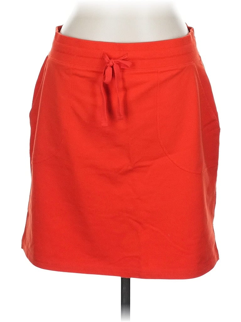 Love, Hanna Solid Red Casual Skirt Size L - photo 1