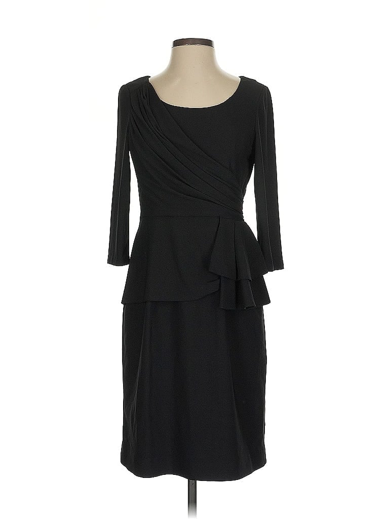 Kay Unger Black Cocktail Dress Size 4 - photo 1