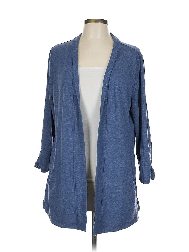 T by Talbots Blue Cardigan Size L - photo 1