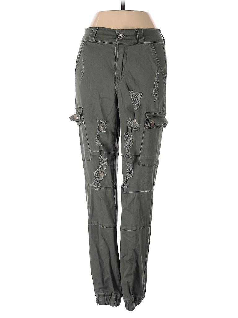 Pre-owned Dollhouse Cargo Pants In Green