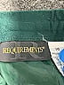 Requirements 100% Polyester Solid Green Formal Skirt Size 14 - photo 3