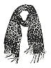 Coco + Carmen 100% Acrylic Animal Print Black Scarf One size - photo 1