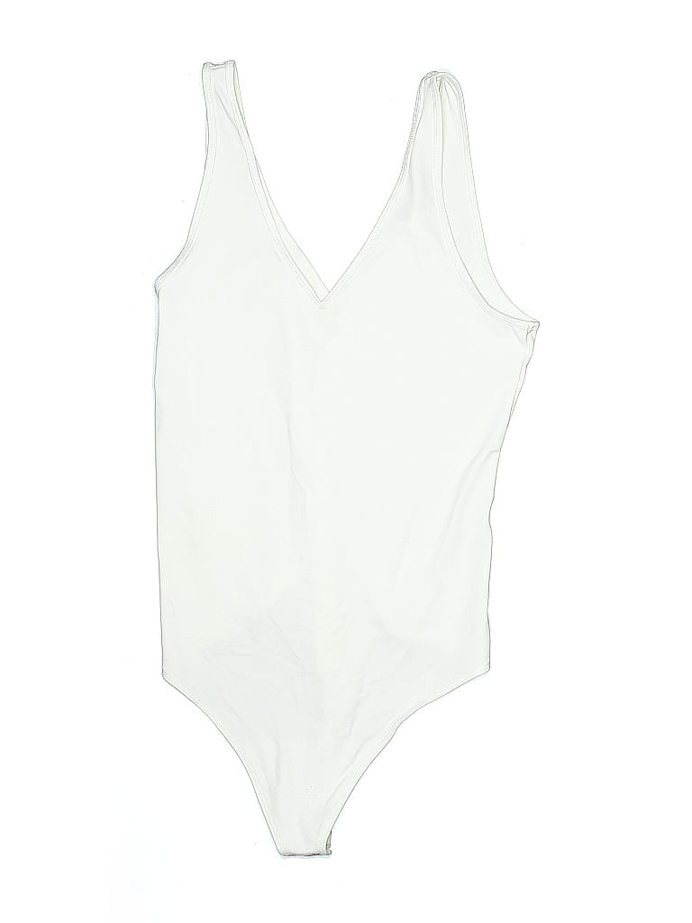 Pre-owned Abercrombie & Fitch Bodysuit In White