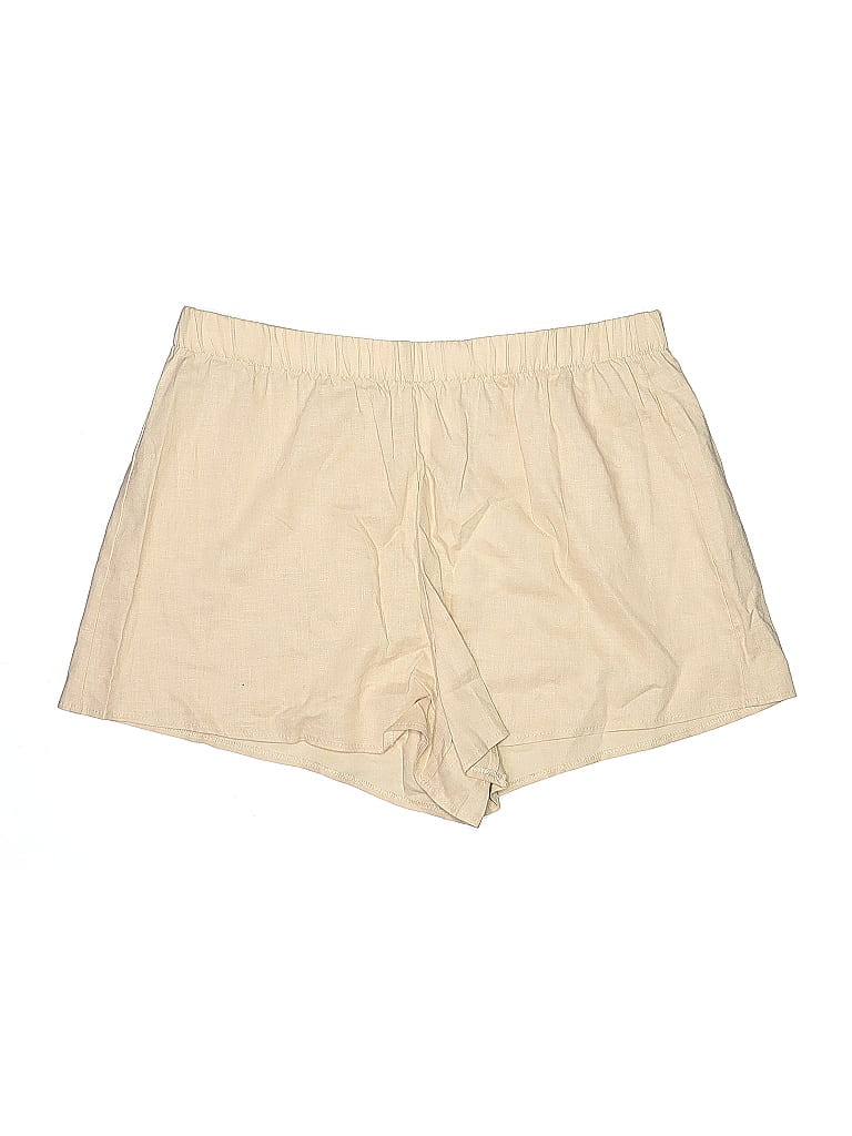 Shade & Shore Solid Tan Khaki Shorts Size M - photo 1