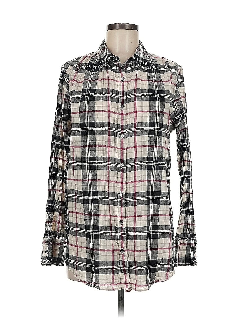 Click to view more detailed imagery on our partner's website Pre-owned Caslon Long Sleeve Button Down Shirt In Gray