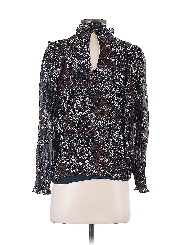 Click to view more detailed imagery on our partner's website Pre-owned Petite Mendigote Long Sleeve Blouse In Blue