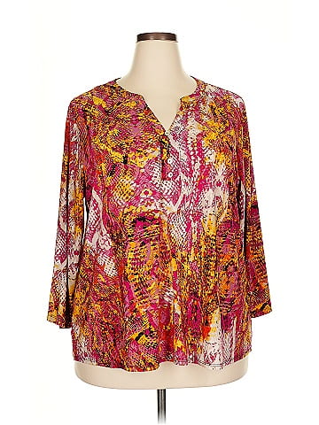 Anne Klein Sport 3/4 Sleeve Blouse (view 1)