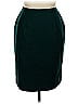Requirements 100% Polyester Solid Green Formal Skirt Size 14 - photo 1
