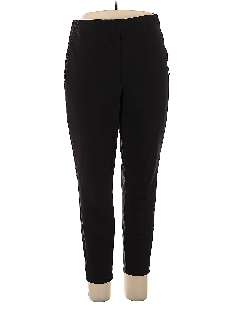 Pre-owned Hfx Active Pants In Black
