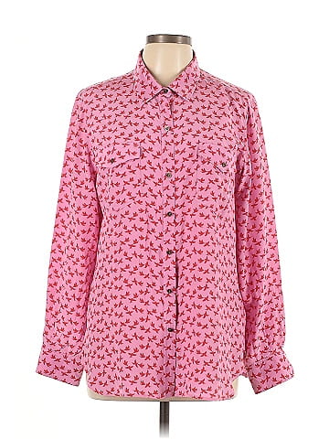 Fossil Long Sleeve Silk Top (view 1)