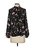 Pleione 100% Polyester Black Long Sleeve Blouse Size S - photo 1