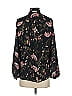 Pleione 100% Polyester Black Long Sleeve Blouse Size S - photo 2