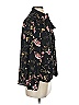 Pleione 100% Polyester Black Long Sleeve Blouse Size S - photo 4