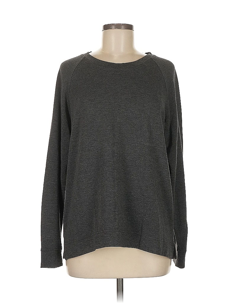 LOU & GREY FOR LOFT Pre-owned Pullover Sweater In Gray