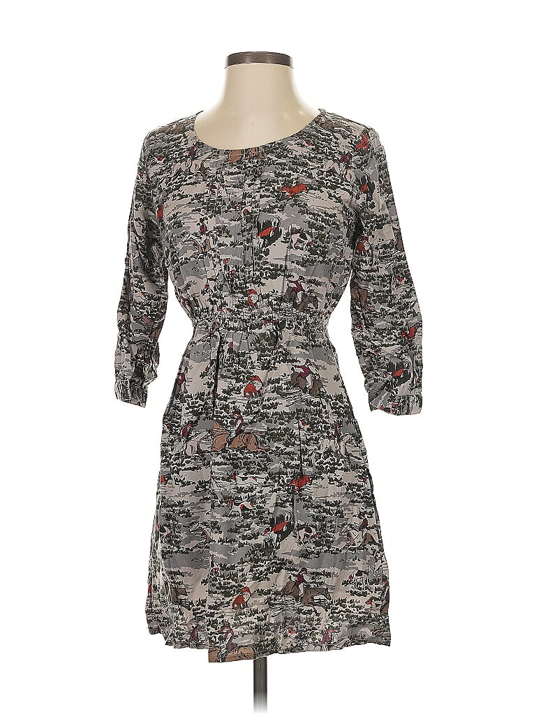 Debenhams Camo Gray Casual Dress Size S - photo 1