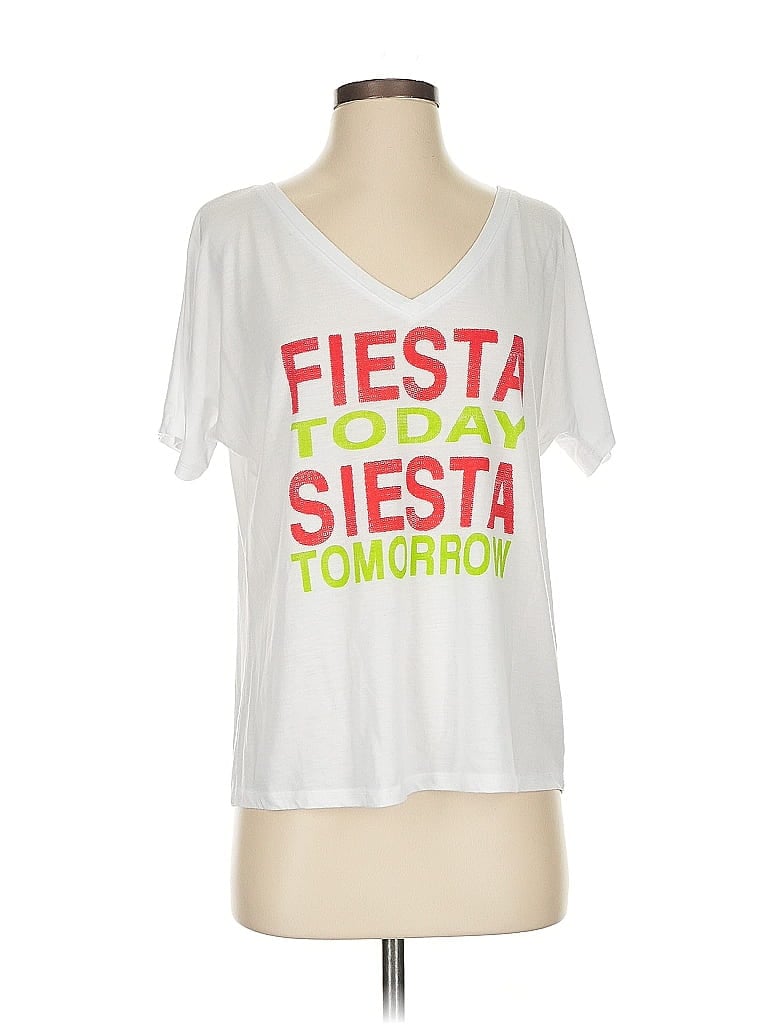 Pre-owned Assorted Brands Short Sleeve T-shirt In White