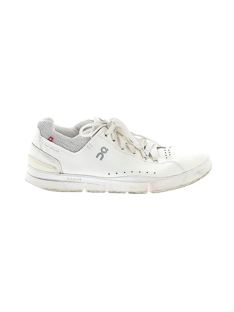 On Cloud White Sneakers Size 8 - photo 1