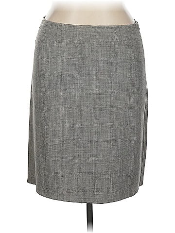 Linda Allard Ellen Tracy Wool Skirt (view 1)