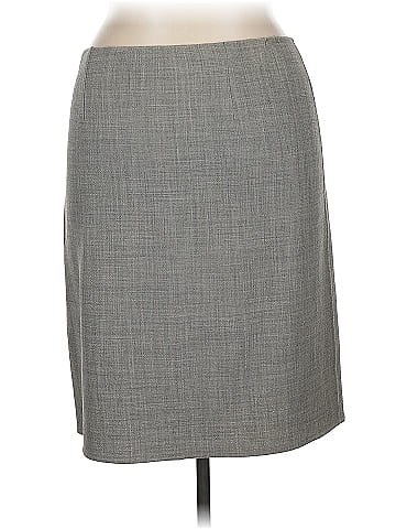 Linda Allard Ellen Tracy Wool Skirt (view 2)