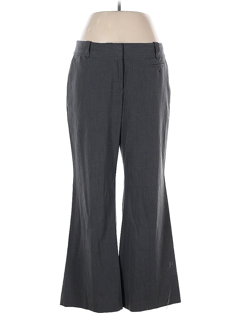 Pre-owned Ann Taylor Loft Dress Pants In Gray