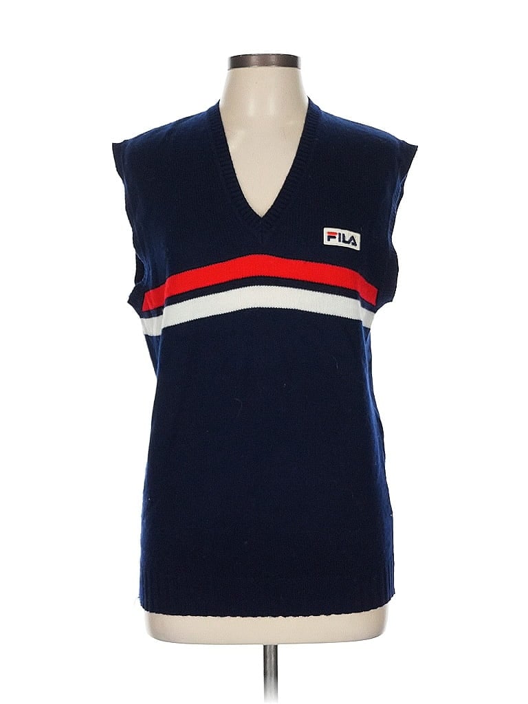 Fila Sport Blue Sweater Vest Size L - photo 1